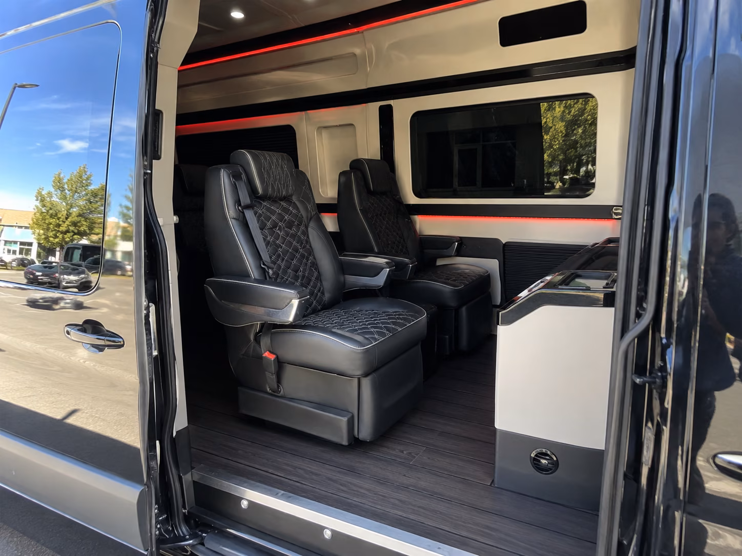 eugene private event transportation onboard seating