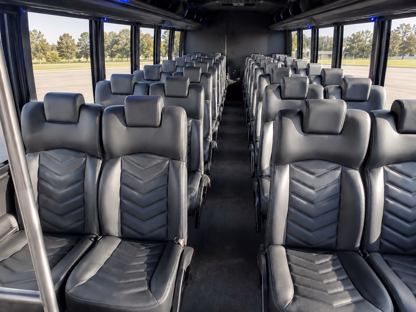 eugene sporting event transportation onboard seating