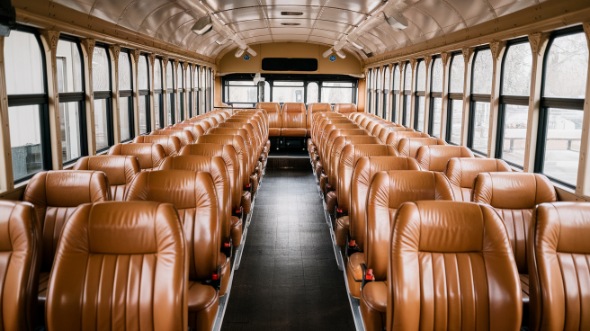 eugene school bus rental inside