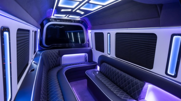 eugene sprinter limo rental interior